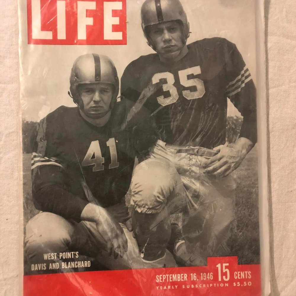 Vintage NIP Life Magazine September 16, 1946 West Point's Davis And Blanchard